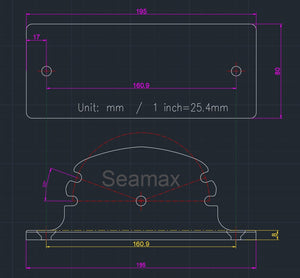Deluxe Boat Launching Dolly, 4 Positions and 4 Stages Removable and Adjustable Legs, 14" Pneumatic Wheels (Silver)