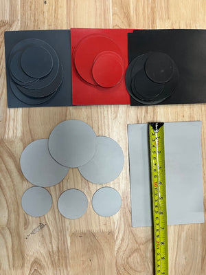 Hypalon Patch Set, 4 Color to Choose,  Fabric Material Orca 828 1.0mm thickness, Pre-Sanded Ready for use, Glue NOT included