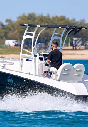 Dolphin Pro3 Extreme Heavy  Duty T top Anodised Frame Black Canopy