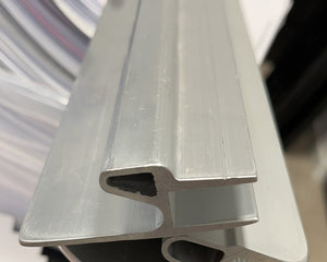 Triangle Aluminum Side Joiner Bar of Inflatable Boat, Pair of 2ft to 28" long