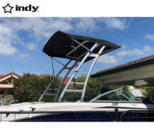 Indy Max Forward Facing Wakeboard Tower -Polished & Black