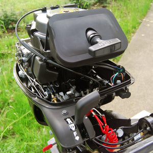 Tohatsu 4-Stroke 9.9HP Outboard Motor, Tiller Handle, EFI Version - Seamax Marine
