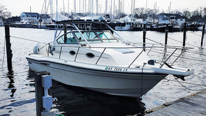 Dolphin Walk Around Boat T Top Super Wide Shade