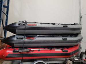 Open Box--Seamax Ocean380 12.5 Feet Heavy Duty PVC Inflatable Boat, Max 5 Passengers & Rated 25HP-- Pick Up Only