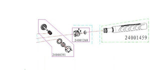 Parts for PowerMax Trolling Motor 2HP 12V & 3HP 24V model - Handle Adjuster / Part# 24000391 - Seamax Marine