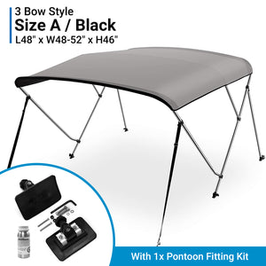 Seamax Bimini Solution for Sport Inflatable Boats (PVC and Hypalon) with Suitable Options