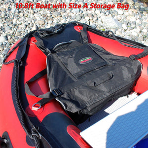 Seamax Sunlitec Front Accessory Storage Bow Bag for Inflatable Boat, with Reflective Line - Seamax Marine