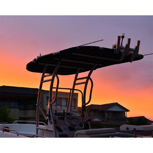 Dolphin Pro2 T Top Anodized Frame Black Canopy plus Quick Release Knobs + Antenna Bracket