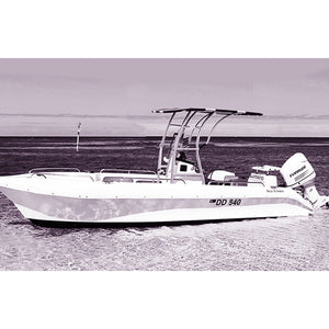 Dolphin Pro3 Extreme Heavy  Duty T top Anodised Frame Black Canopy