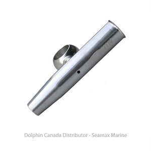 Dolphin Single Rod Holder Fit 1.5in/2in Pipe - Anodised