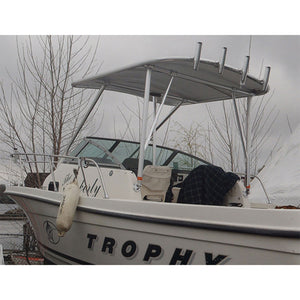 Dolphin Walk Around Boat T Top Super Wide Shade