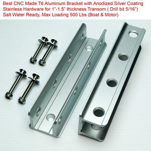 Easy-Load Boat Launching Wheels Set for Inflatable Boat and Aluminum Boat, 2 Height Positions, 12" Pneumatic Wheels - Seamax Marine