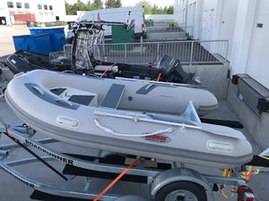 Seamax Aluminum RIB Yacht Tender, 9 to 11 Feet with Bow Locker and Flat Deck - Local Pickup Only - Pre Order Now