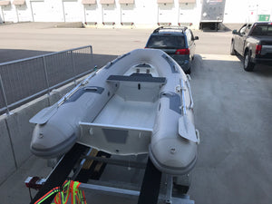 Seamax Aluminum RIB Yacht Tender, 9 to 11 Feet with Bow Locker and Flat Deck - Local Pickup Only - Pre Order Now