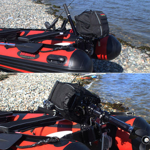 Seamax Universal Outboard Motor Cowling Cover with Carrying Handle, Reflective Line - Seamax Marine