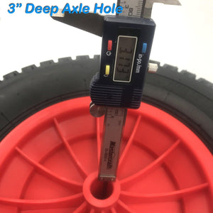 16" Pneumatic Wheel with 3/4" Axle Hole for Seamax Boat Hand Dolly - Seamax Marine