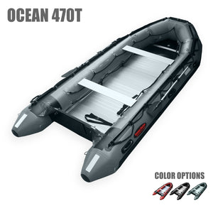 Seamax Ocean470T 15.5 FT Commercial Grade Long Shaft with Aluminium Transom