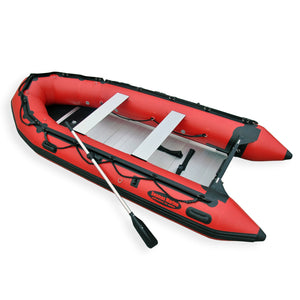Seamax Ocean380 12.5 Feet Heavy Duty PVC Inflatable Boat, Max 5 Passengers & Rated 25HP