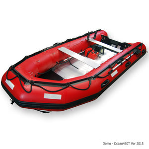 Seamax Ocean470T 15.5 Feet Commercial Grade Inflatable Boat, Max 12 Passengers and 40HP Rated - Seamax Marine
