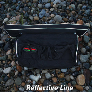 Seamax Sunlitec Inflatable Boat Bench Seat Cushion and Detachable Seat Bag Combo, with Reflective Line - Seamax Marine