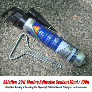 Drain Valve - Pull-Up Style for 1" or 1-1/2" Thick Transom with Sikaflex 291i Marine Sealant - Seamax Marine
