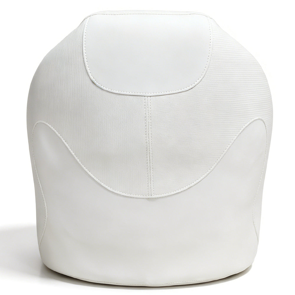 Seamax 003WW Series Premium Bucket Seat, Sport Flip Up Seat, Captain Seat (White/White)