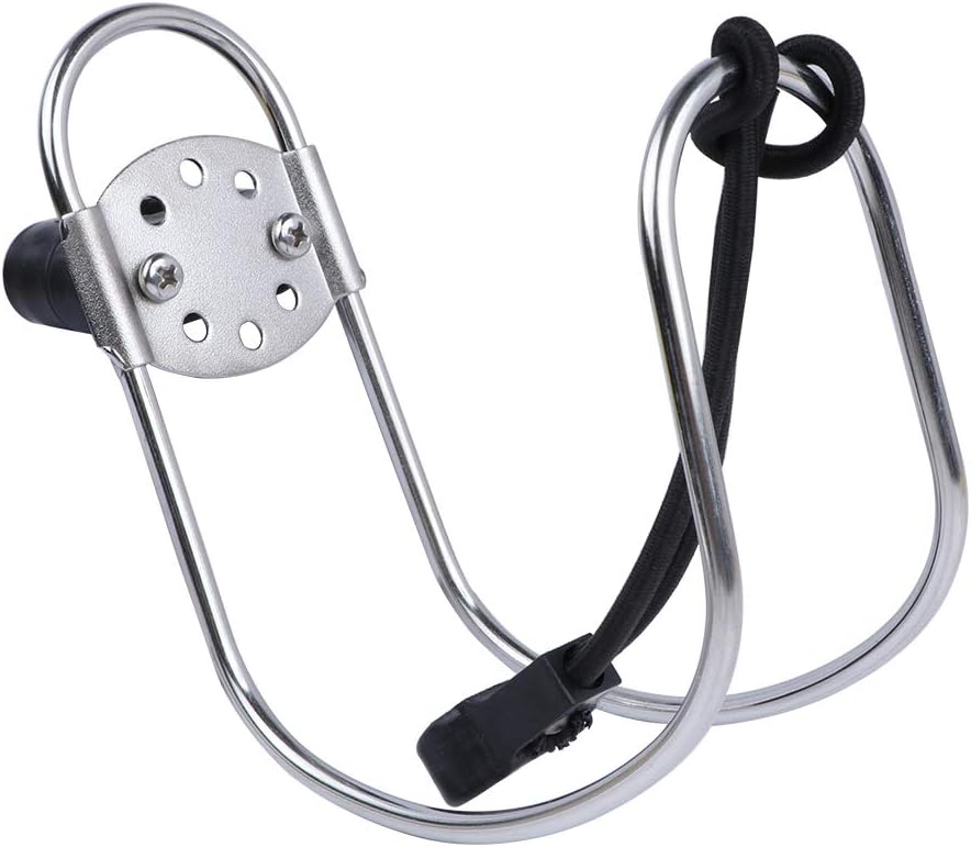 Seamax Stainless Steel Life Ring Buoys Holder Horseshoe Bracket Plastic Mount Well