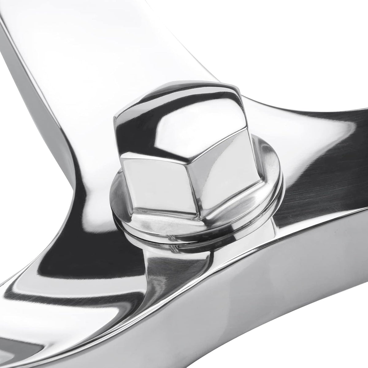 Seamax Stainless Steel Boat Steering Wheel 3 Spoke 13-1/2" Dia, with 5/8" -18 Nut and Turning Knob for Seastar and Verado