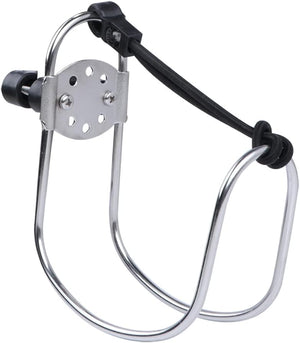 Seamax Stainless Steel Life Ring Buoys Holder Horseshoe Bracket Plastic Mount Well