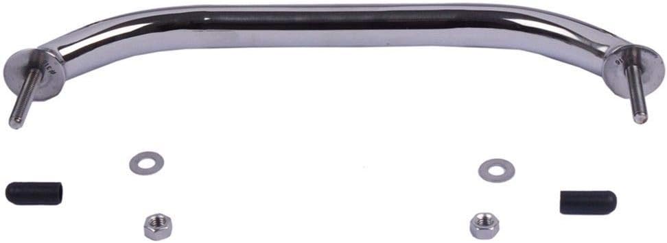 Seamax 2PCS Boat Handrail Grab Handle Polished Stainless Steel Round Tube