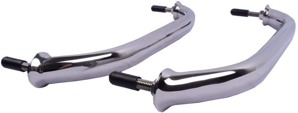 Seamax 2PCS Boat Handrail Grab Handle Polished Stainless Steel Round Tube