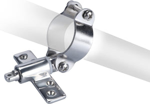 Seamax 2X Stainless Steel Clamp on Oarlocks or Rowlocks,Boat Oarlock Socket Marine Yacht
