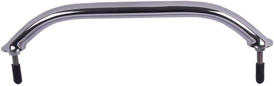Seamax 2PCS Boat Handrail Grab Handle Polished Stainless Steel Round Tube