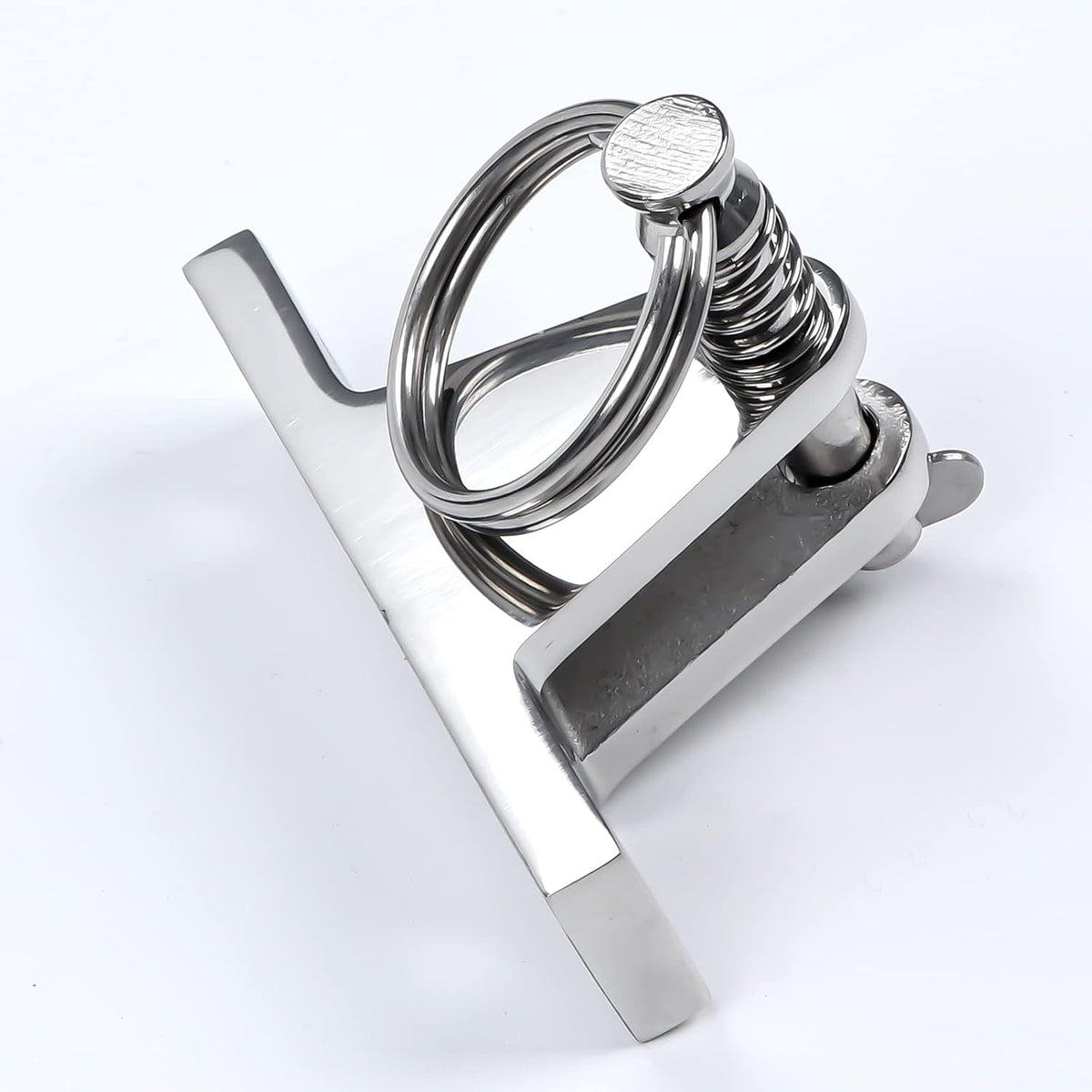 Seamax 2X Bimini Top Deck Hinge with Pin and Ring, Stainless Steel Bimini Top 90°