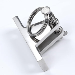 Seamax 2X Bimini Top Deck Hinge with Pin and Ring, Stainless Steel Bimini Top 90°