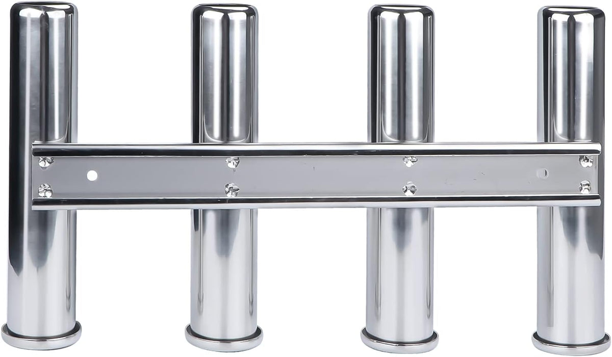 Seamax 4 Rod Rack Fishing Rod Holder 316 Stainless Steel Rod Holder for Boats &amp; Yacht