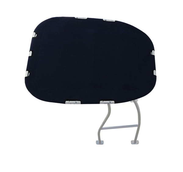 Dolphin Pro Plus 2025V T-Top for 16–19 ft Boats, Heavy-Duty 1.5" Aluminum Frame, Fits Up to 43" Console, Quick Release, Removable Canopy (Black/Blue Option)