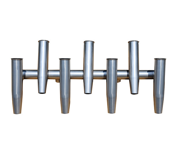 Dolphin 7 Fishing Rod Rack, Fits 1.5"–2" Pipe, Mounts on T-Top, Hardtop, Tower or Radar Arch