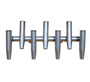 Dolphin 7 Fishing Rod Rack, Fits 1.5"–2" Pipe, Mounts on T-Top, Hardtop, Tower or Radar Arch