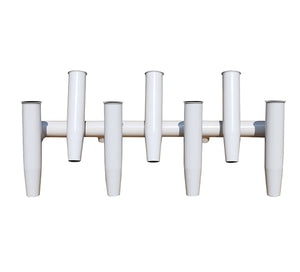 Dolphin 7 Fishing Rod Rack, Fits 1.5"–2" Pipe, Mounts on T-Top, Hardtop, Tower or Radar Arch