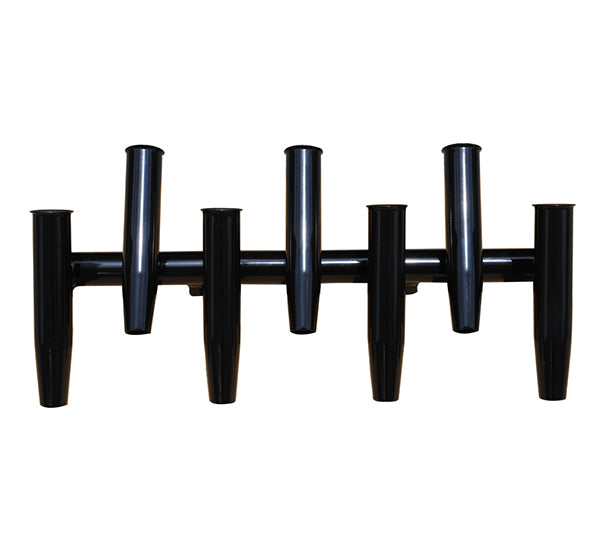 Dolphin 7 Fishing Rod Rack, Fits 1.5"–2" Pipe, Mounts on T-Top, Hardtop, Tower or Radar Arch