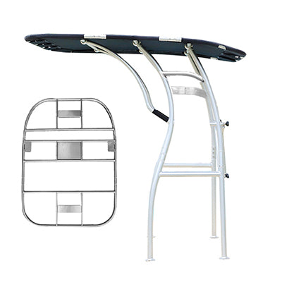 Dolphin Pro3 Center Console Boat Extreme Heavy Duty T Top W/ 5 Solid Top Plates