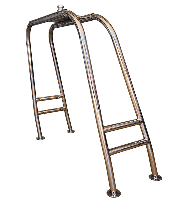 Origin Stainless Mini Tower, 43–60” Adjustable, Ski Tow Pylon & Wakeboard Tower, 304 Stainless Steel, Fits Pontoon Boats, Mount Kit Included