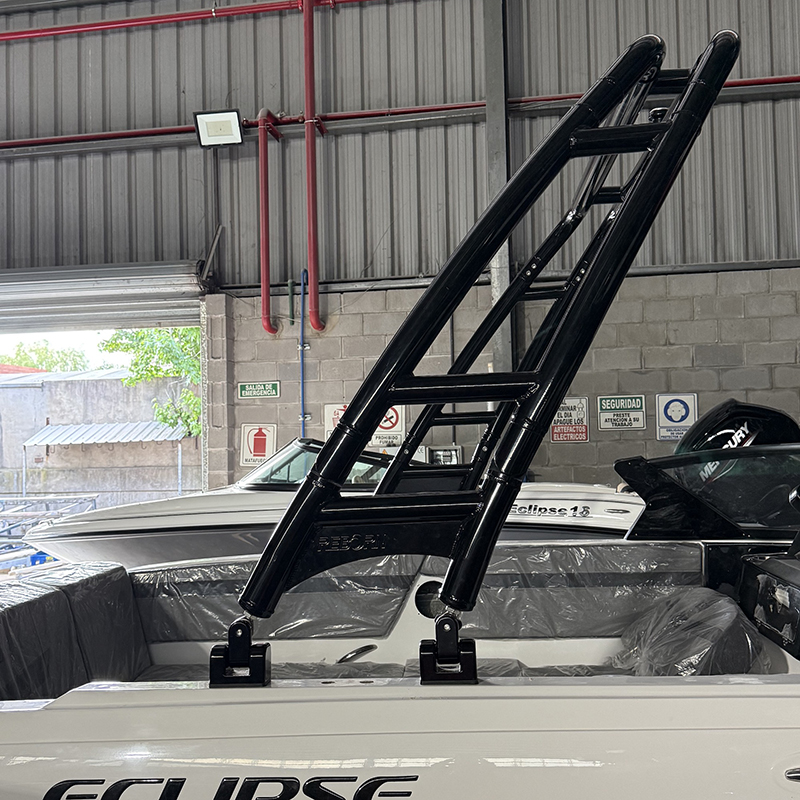 Reborn LaunchX 2026 Wakeboard Tower, Upgraded Two-Way Installation Design, 2.5" Heavy Duty Aluminum Tubing, Premium Strength &amp; Look