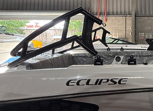 Reborn LaunchX 2026 Wakeboard Tower, Upgraded Two-Way Installation Design, 2.5" Heavy Duty Aluminum Tubing, Premium Strength & Look