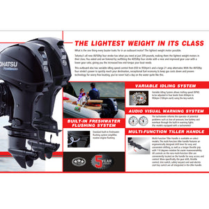 2026 - Tohatsu 4-Stroke 50HP Outboard Motor