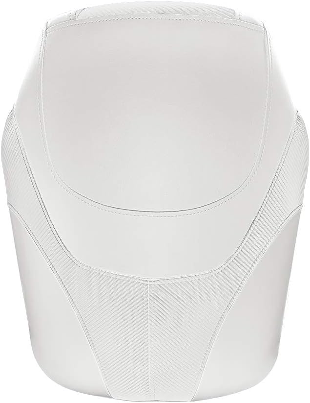 Seamax 003WW Series Premium Bucket Seat, Sport Flip Up Seat, Captain Seat (White/White)