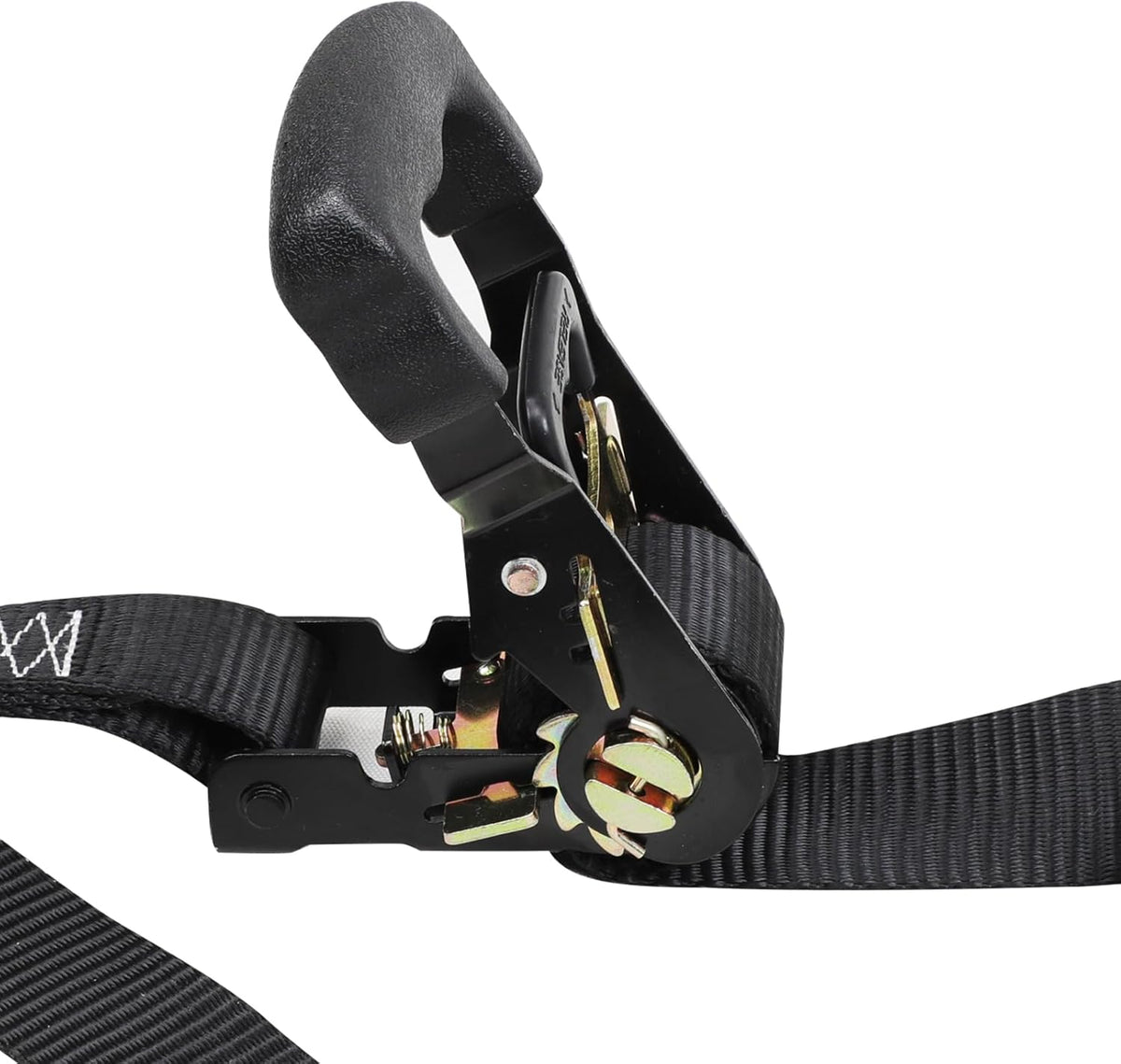 Seamax Motorcycle Tie Down Straps (2 Packs 1.5"*8ft), with S Hook and Carabiner, 1500-3000 LBS Break Strength
