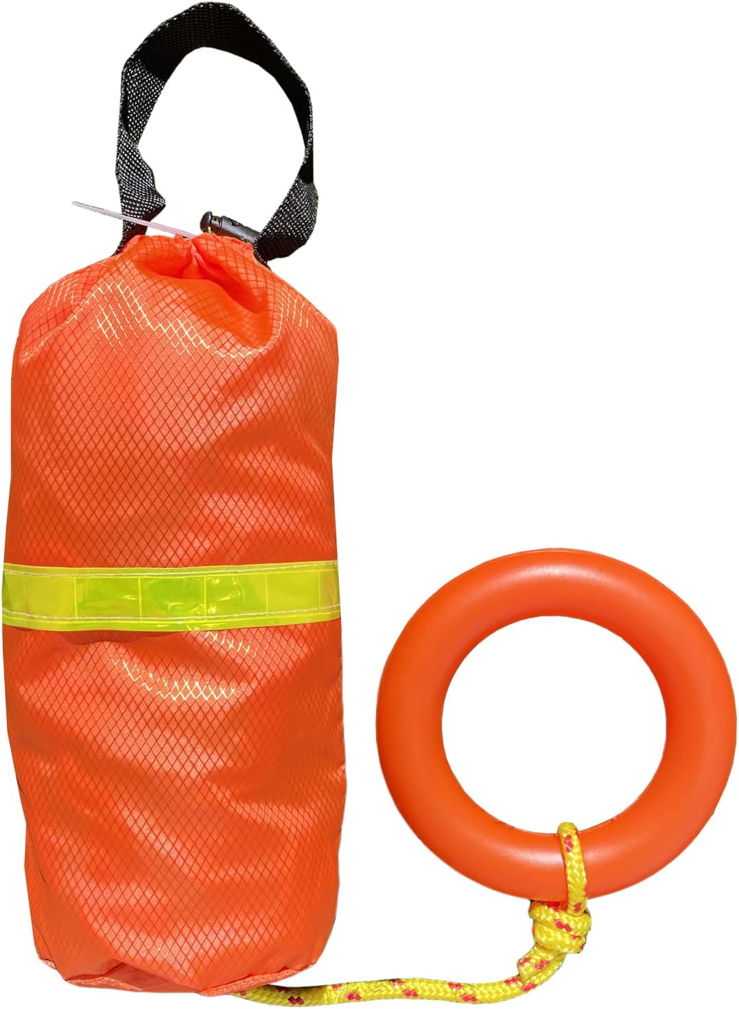 Seamax Throw Rope Bag with 68FT Braided Floating Line – Heavy Duty Polypropylene for Kayak, Pontoon, Marine Dock Safety, Designed for Water Safety and Quick Retrieval Situations