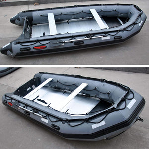 Seamax Pro OceanT Hypalon Commercial Grade Inflatable Boat, with Heavy Duty Alumium Floor (Boat Only)